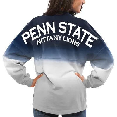 Spirit Jersey Penn State Long Sleeve Dip-Dyed - Women's