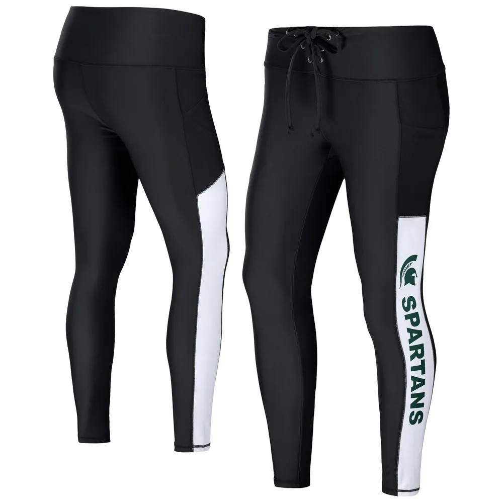 WEAR by Erin Andrews Michigan State Rib Knit Leggings - Women's