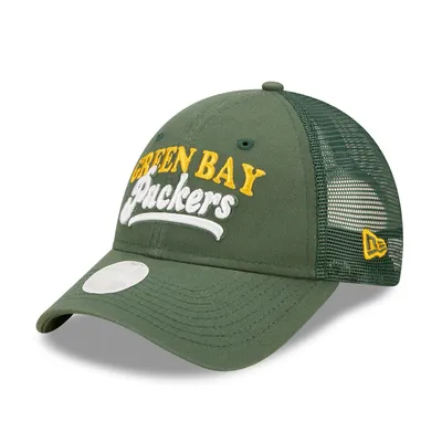 New Era Packers Team Trucker 9FORTY Snapback Hat - Women's