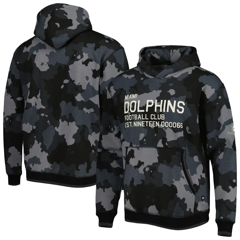 47 Brand Dolphins Gridiron Lace-Up Pullover Hoodie