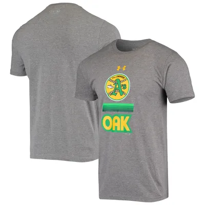 Men's Oakland Athletics Homage Green Hyper Local Tri-Blend T-Shirt