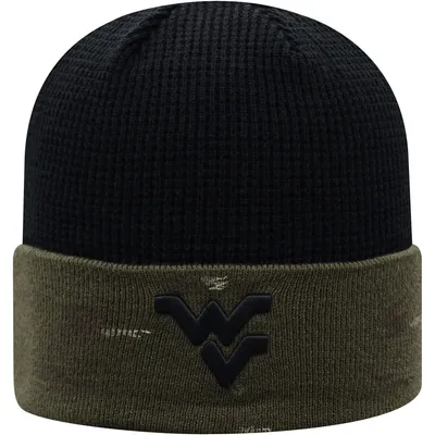 Top of the World West Virginia Olive OHT Skully Knit Hat - Men's