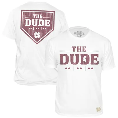 Original Retro Brand Mississippi State The Dude 2-Hit Plate T-Shirt - Men's