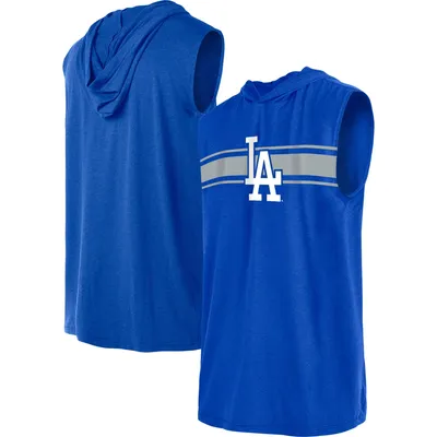 New Era Dodgers Sleeveless Pullover Hoodie - Men's