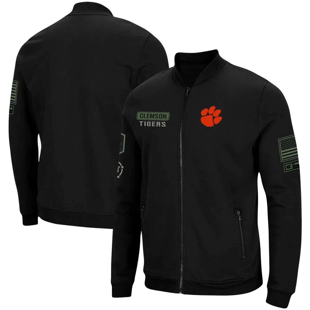 Colosseum Clemson OHT High-Speed Bomber Full-Zip Jacket - Men's