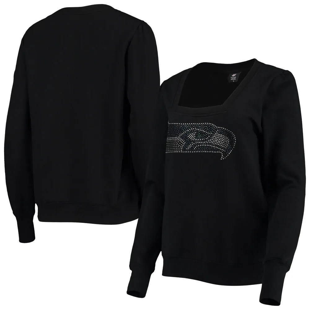 Cuce Seahawks Winners Square Neck Pullover Sweatshirt - Women's