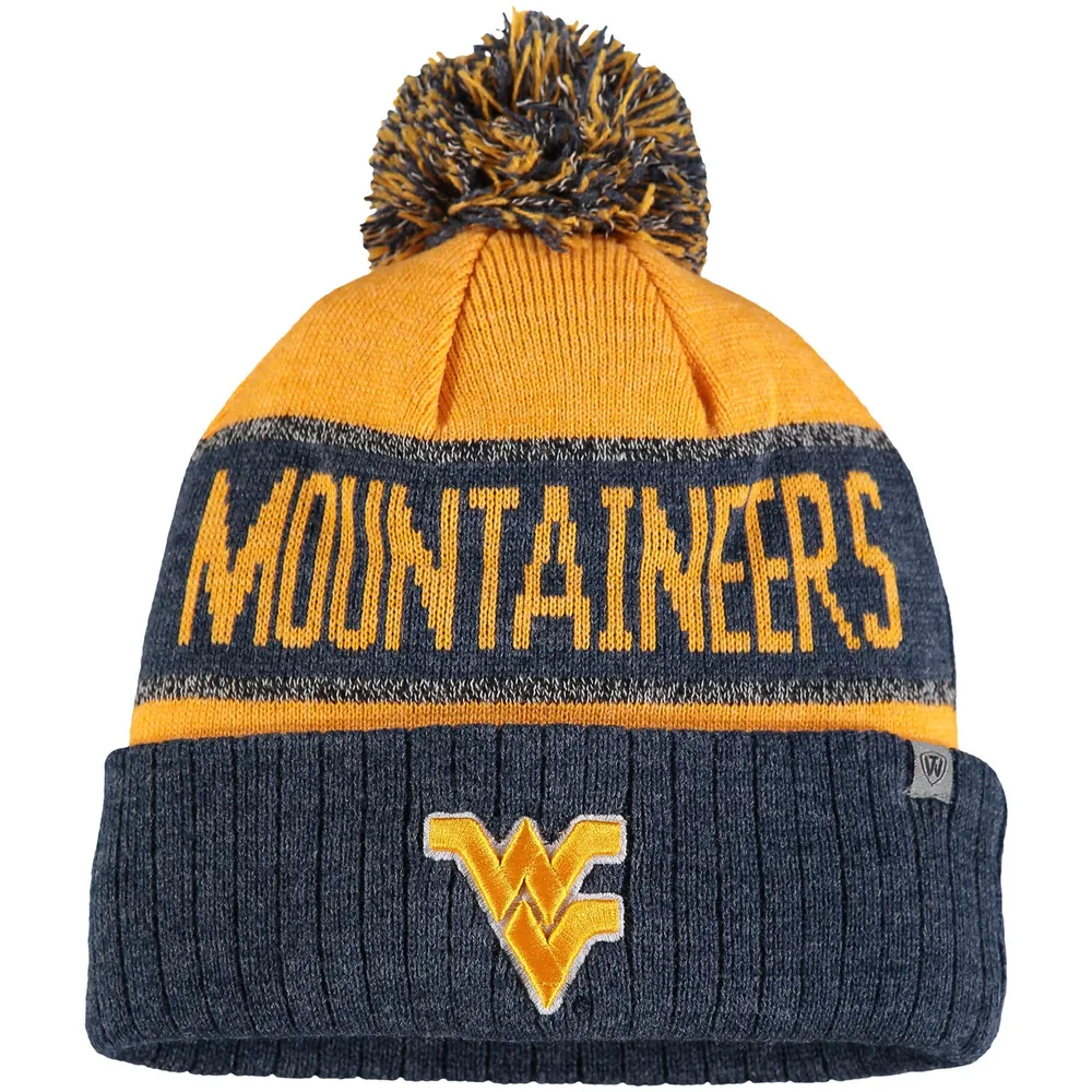 Top of the World West Virginia Below Zero Pom Knit Hat - Men's