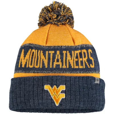 Top of the World West Virginia Below Zero Pom Knit Hat - Men's