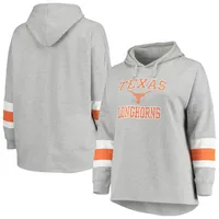 Profile Texas Plus Sleeve Stripe Pullover Hoodie - Women's