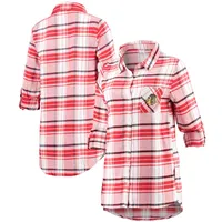 Concepts Sport Blackhawks Accolade Long Sleeve Button-Up Shirt - Women's