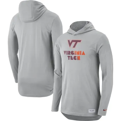 Nike Virginia Tech Campus Hoodie Long Sleeve T-Shirt - Men's