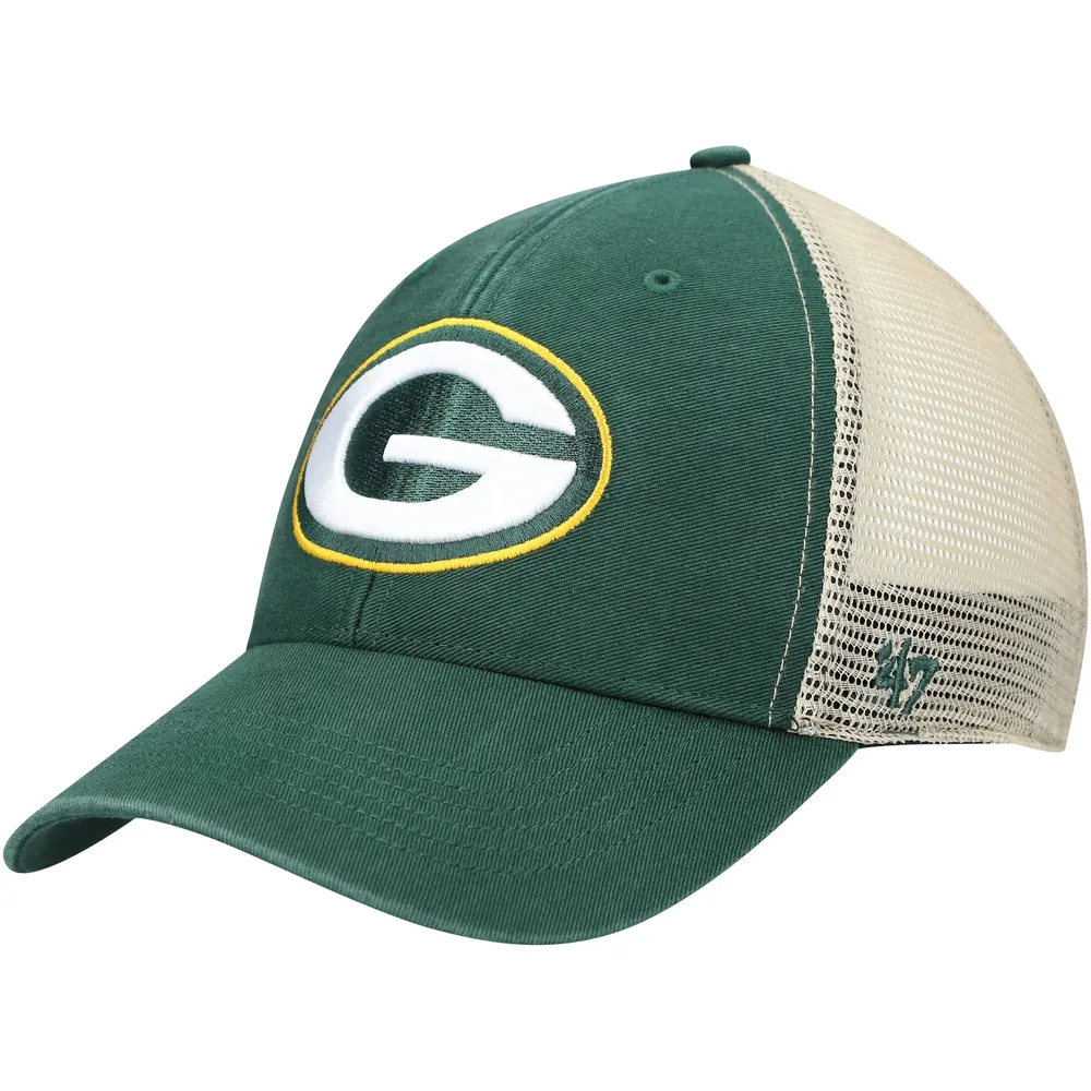 47 Brand Men's Green Green Bay Packers Flagship MVP Snapback Hat