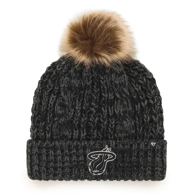 Women's '47 White Dallas Cowboys Meeko Cuffed Knit Hat with Pom