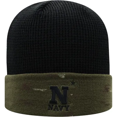 Top of the World Navy Olive OHT Skully Knit Hat - Men's