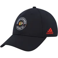 adidas Blackhawks Team Circle Slouch Adjustable Hat - Men's