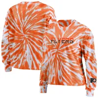 WEAR by Erin Andrews Flyers Tie-Dye Long Sleeve T-Shirt - Women's