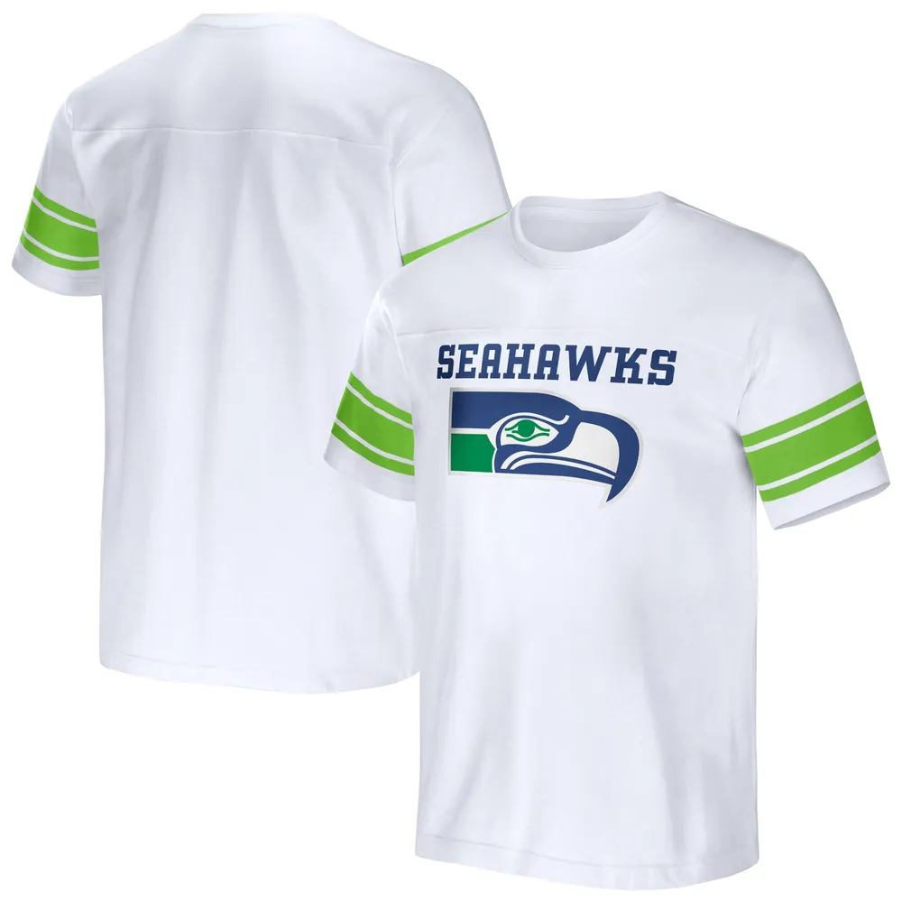 NFL x Darius Rucker Collection by Fanatics Seahawks Football Striped T-Shirt - Men's