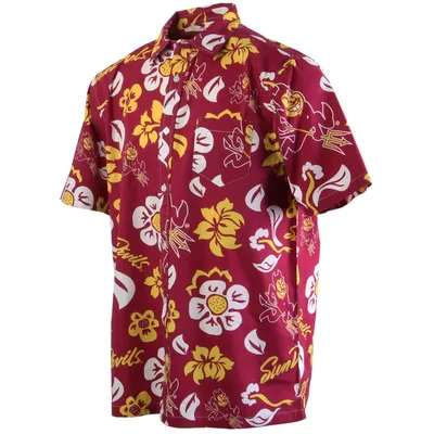 Wes & Willy Arizona State Floral Button-Up Shirt - Men's