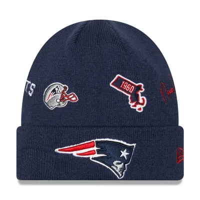 New Era Patriots Identity Knit Hat - Men's