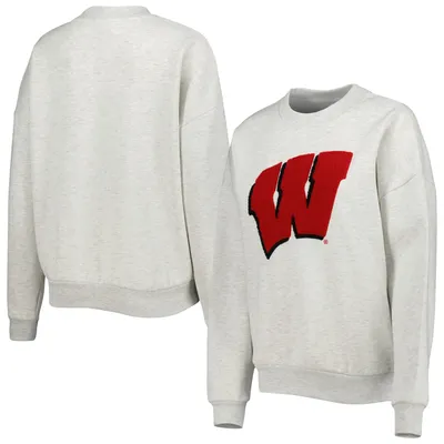 Gameday Couture Wisconsin Patch Fleece Sweatshirt - Women's