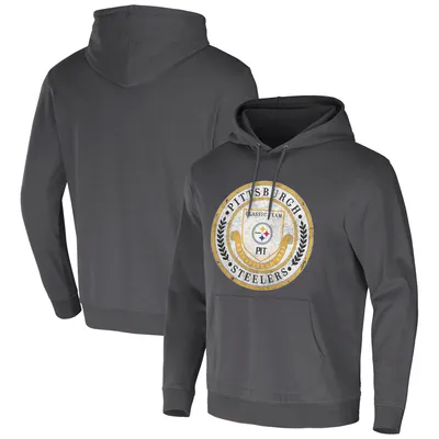 NFL x Darius Rucker Collection by Fanatics Steelers Washed Pullover Hoodie - Men's