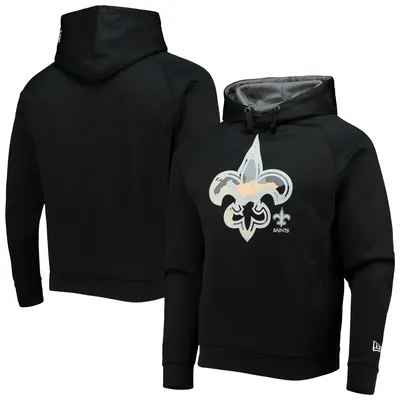 New Era Saints Training Raglan Pullover Hoodie - Men's