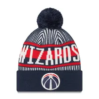 New Era Wizards Striped Pom Knit Hat - Men's