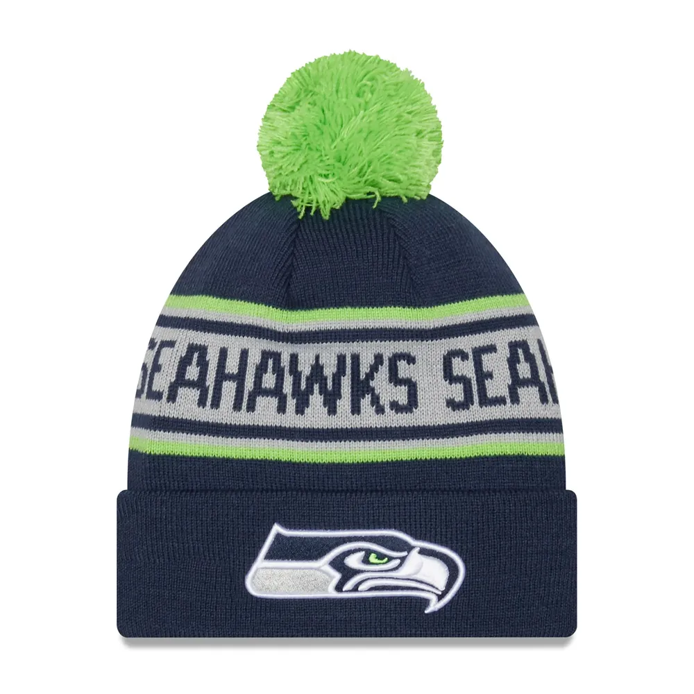 New Era Seahawks College Repeat Knit Hat - Men's