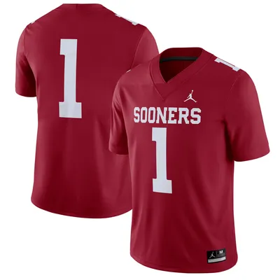 Jordan Oklahoma #1 Away Game Jersey - Men's