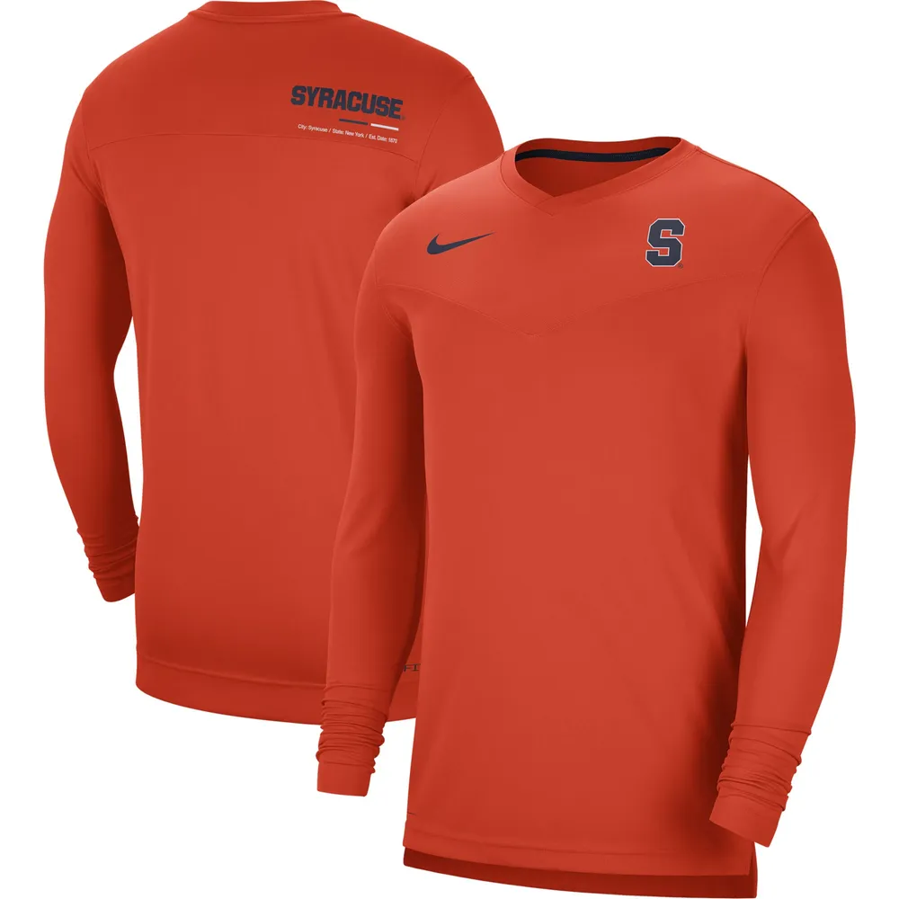 Nike Syracuse 2022 Coach Long Sleeve V-Neck T-Shirt - Men's