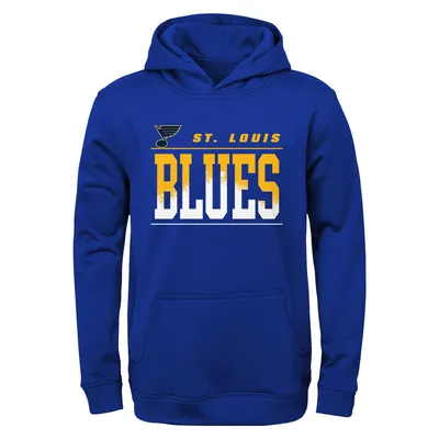 Lids St. Louis Blues Fanatics Branded Primary Logo Pullover Hoodie - Blue