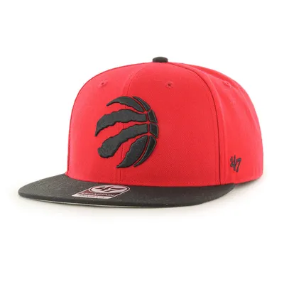 47 Brand Raptors Two-Tone No Shot Captain Snapback Hat - Men's