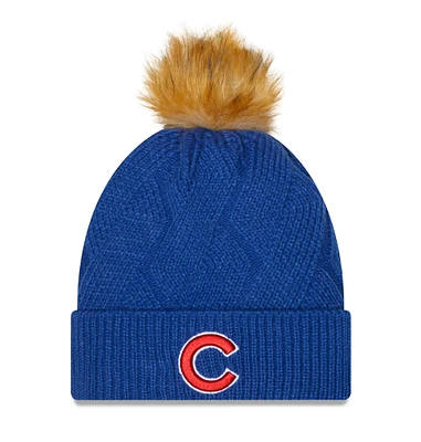 New Era Cubs Snowy Knit Hat - Women's