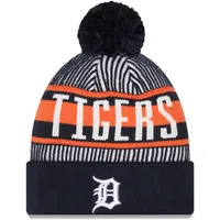 New Era Tigers Striped Knit Hat - Men's