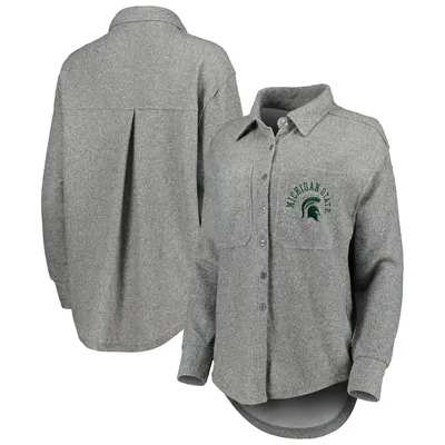 Gameday Couture Michigan State Switch It Up Button-Up Shacket - Women's