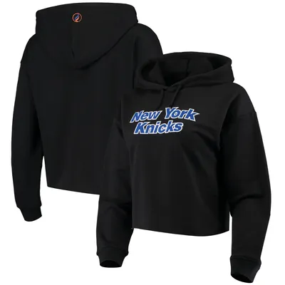 FISLL Knicks Logo Cropped Pullover Hoodie - Women's