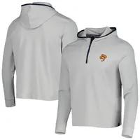 Southern Tide Oklahoma State Scuttle Quarter-Zip Hoodie - Men's