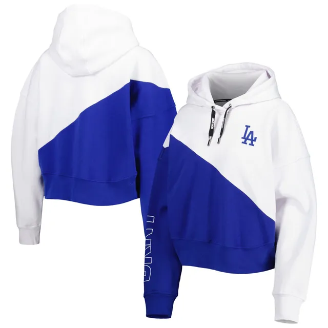 Men's Los Angeles Dodgers Nike White City Connect Therma Pullover Hoodie