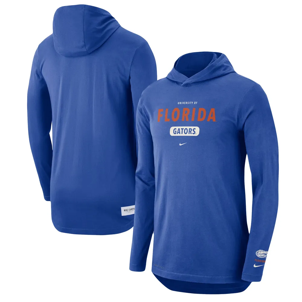 Nike Florida Team Stack Long Sleeve Hoodie T-Shirt - Men's