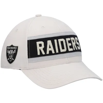 47 Black/White Las Vegas Raiders Interlude MVP Trucker Snapback Hat