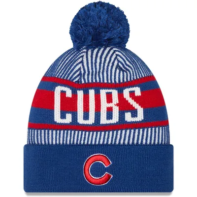 New Era Cubs Striped Knit Hat - Men's