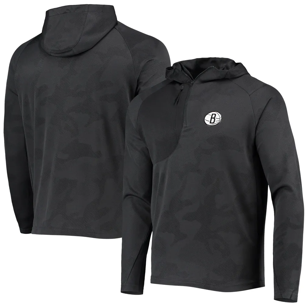 Levelwear Nets Fuze Jacquard Raglan Quarter-Zip Hoodie - Men's