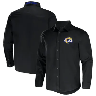 NFL x Darius Rucker Collection by Fanatics Rams Convertible Long Sleeve Button-Up Shirt - Men's