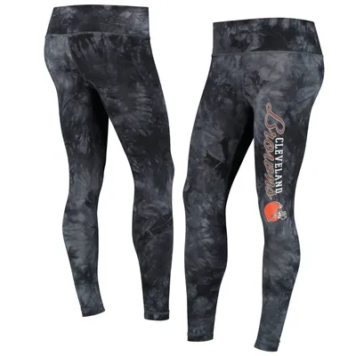 Concepts Sport Browns Burst Tie Dye Leggings - Women's