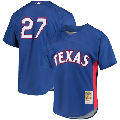 Mitchell & Ness Rangers Cooperstown Mesh Batting Practice Jersey - Men's