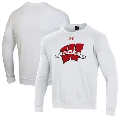 Under Armour Wisconsin Forward Logo Pullover Sweatshirt - Men's