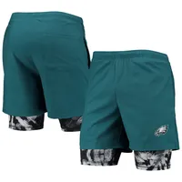 Forever Collectible Eagles Midnight Running Shorts - Men's