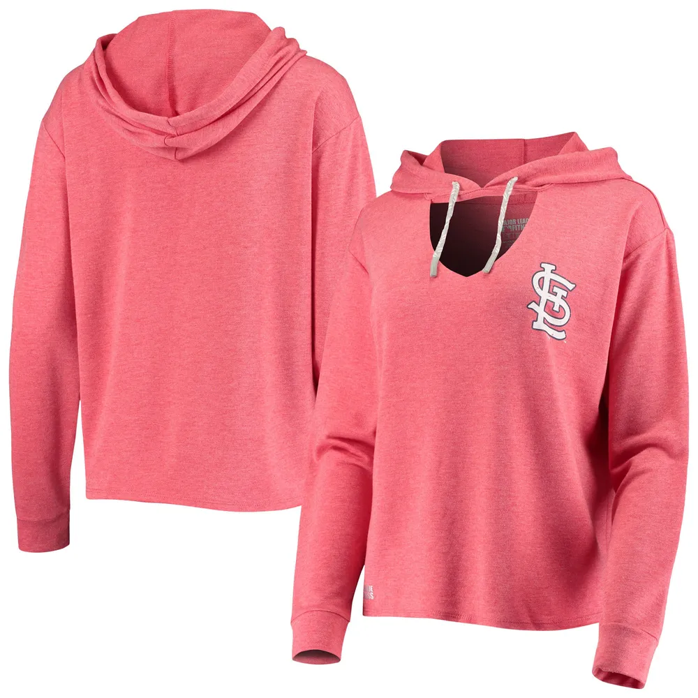 Concepts Sport Cardinals Prodigy Choker Pullover Hoodie - Women's