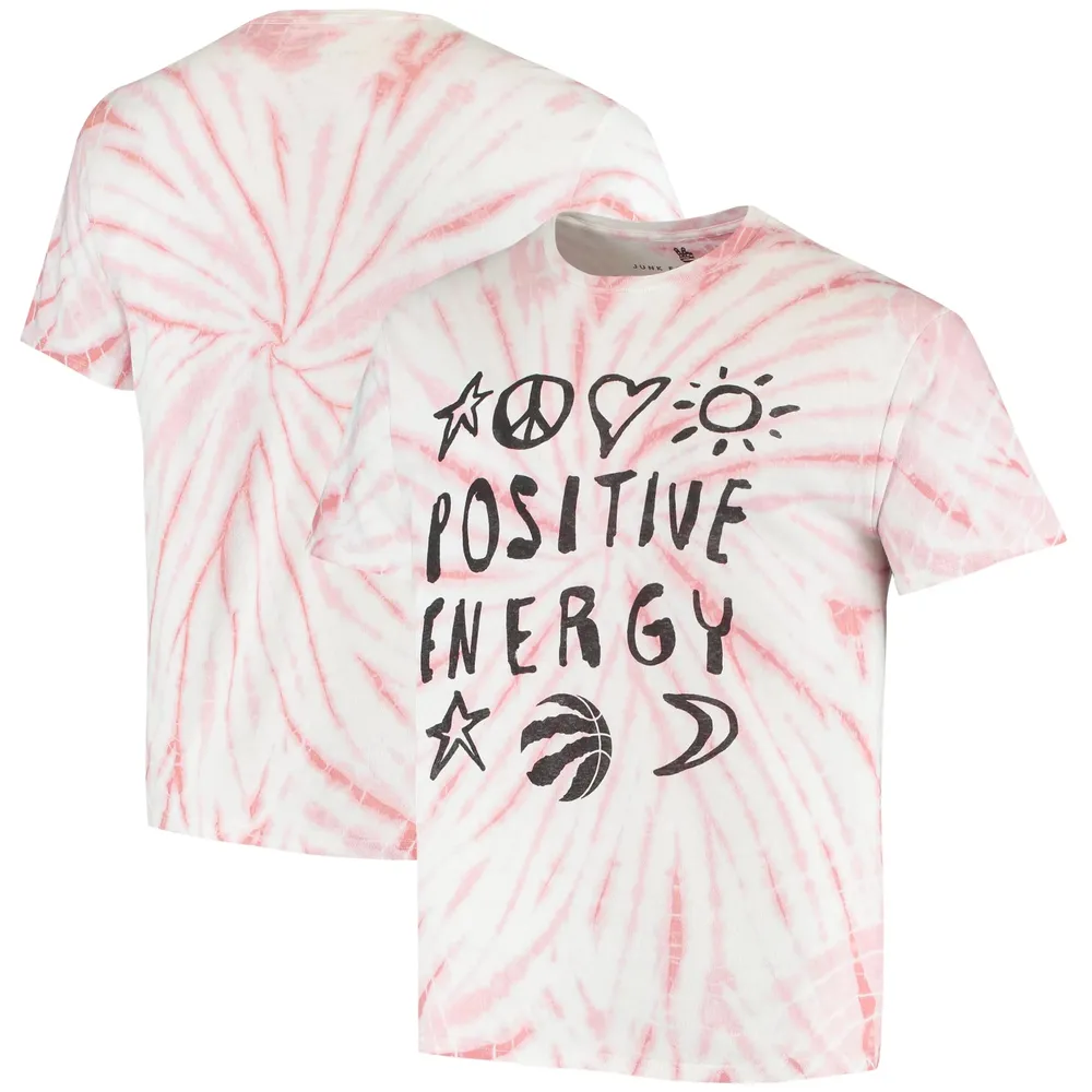 Junk Food Raptors Positive Message Tie-Dye T-Shirt - Men's