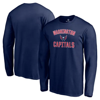 Fanatics Capitals Team Victory Arch Long Sleeve T-Shirt - Men's